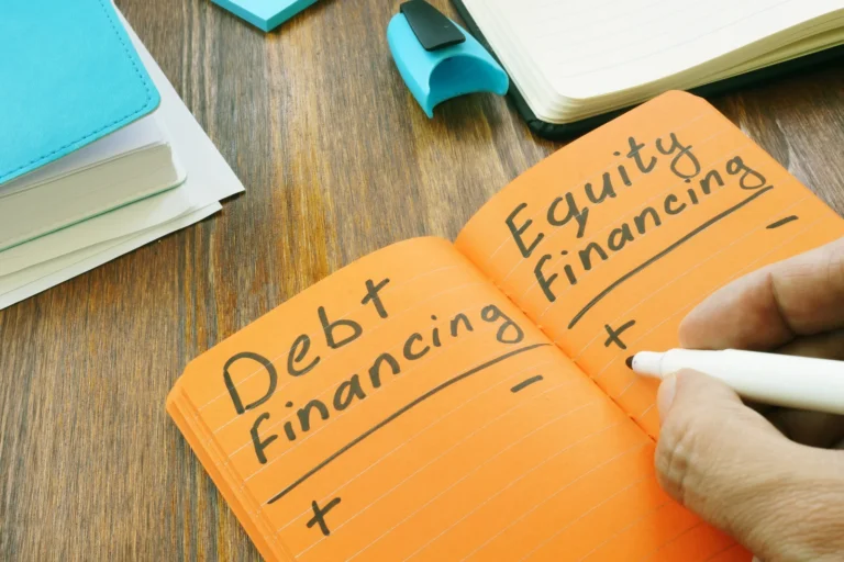 debt or equity financing